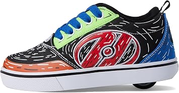 HEELYS Pro 20 Print Little Kid/Big Kid/Adult Black/Multicolored 3 Little Kid M, Black/Multicolor, 3 Little Kid