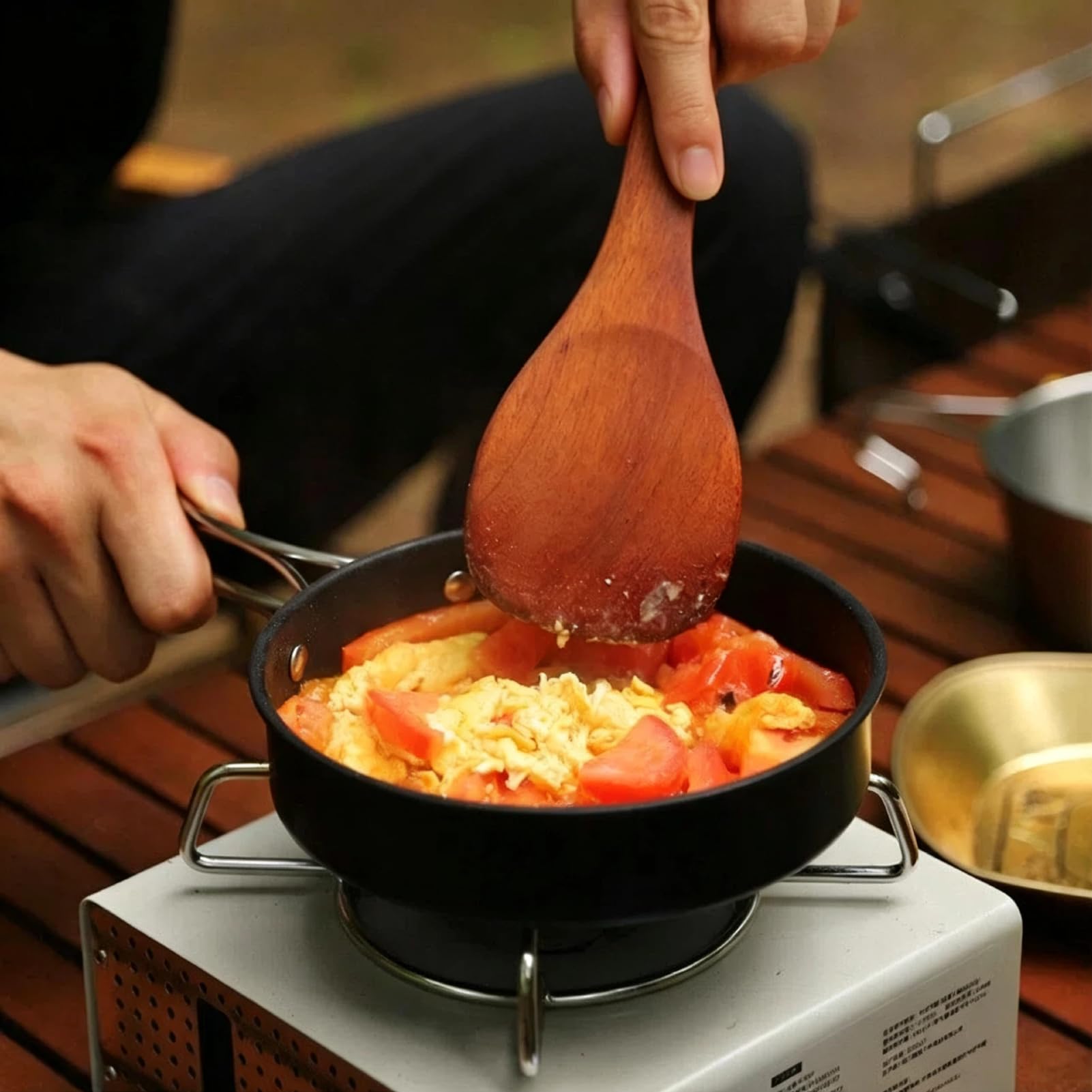 Kit de Casseroles Camping, Poêlé, Bouilloire, Casserole en Acier Inoxydable | cuisine, casseroles de casserole de randonnée pliable, mess de poêle portable léger compact, randonnée, Pique-niques, pêche