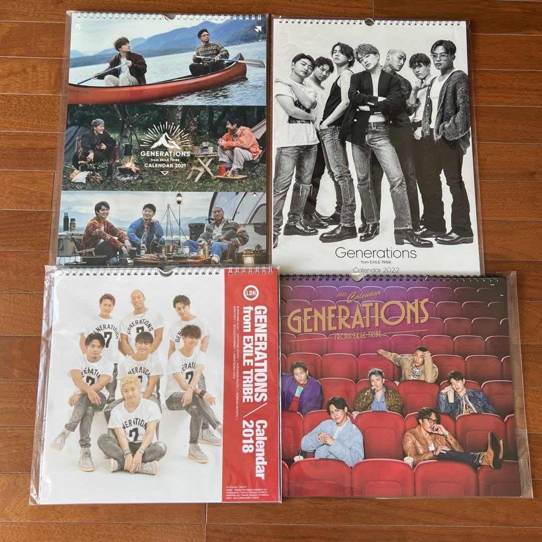 GENERATIONS - GENERATIONS カレンダー【壁掛け】 EXILE TRIBE STATION ONLINE STORE｜GENERATIONS 2025
