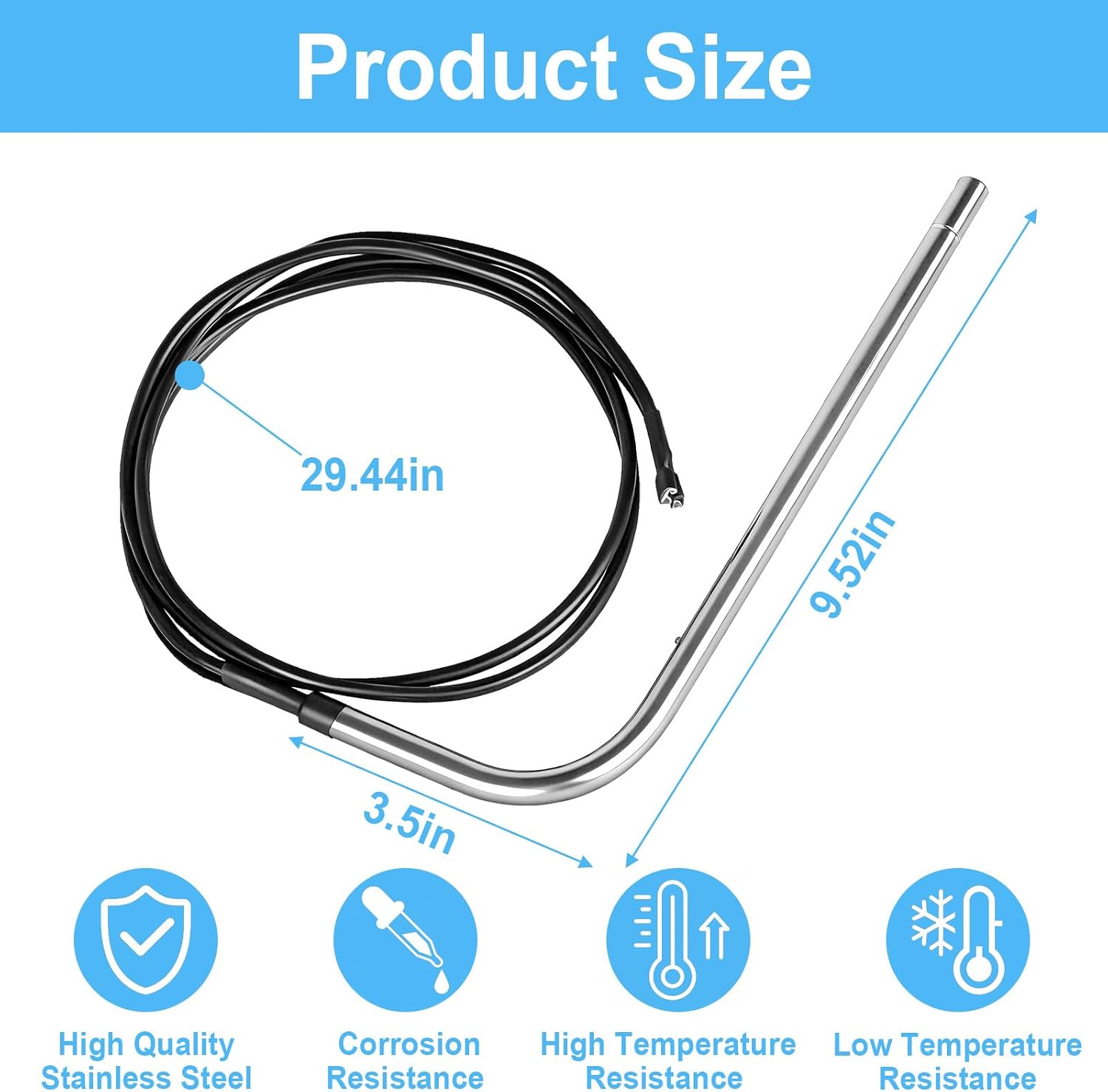 621702 RV Refrigerator Heating Element 120V AC 300W Compatible With Norcold N611 N621 N622 N641 N811 N821 N841 8662 8682 462 662 6152 876 878 962 Series Cooling Unit Replace 61562722 615627 Heater