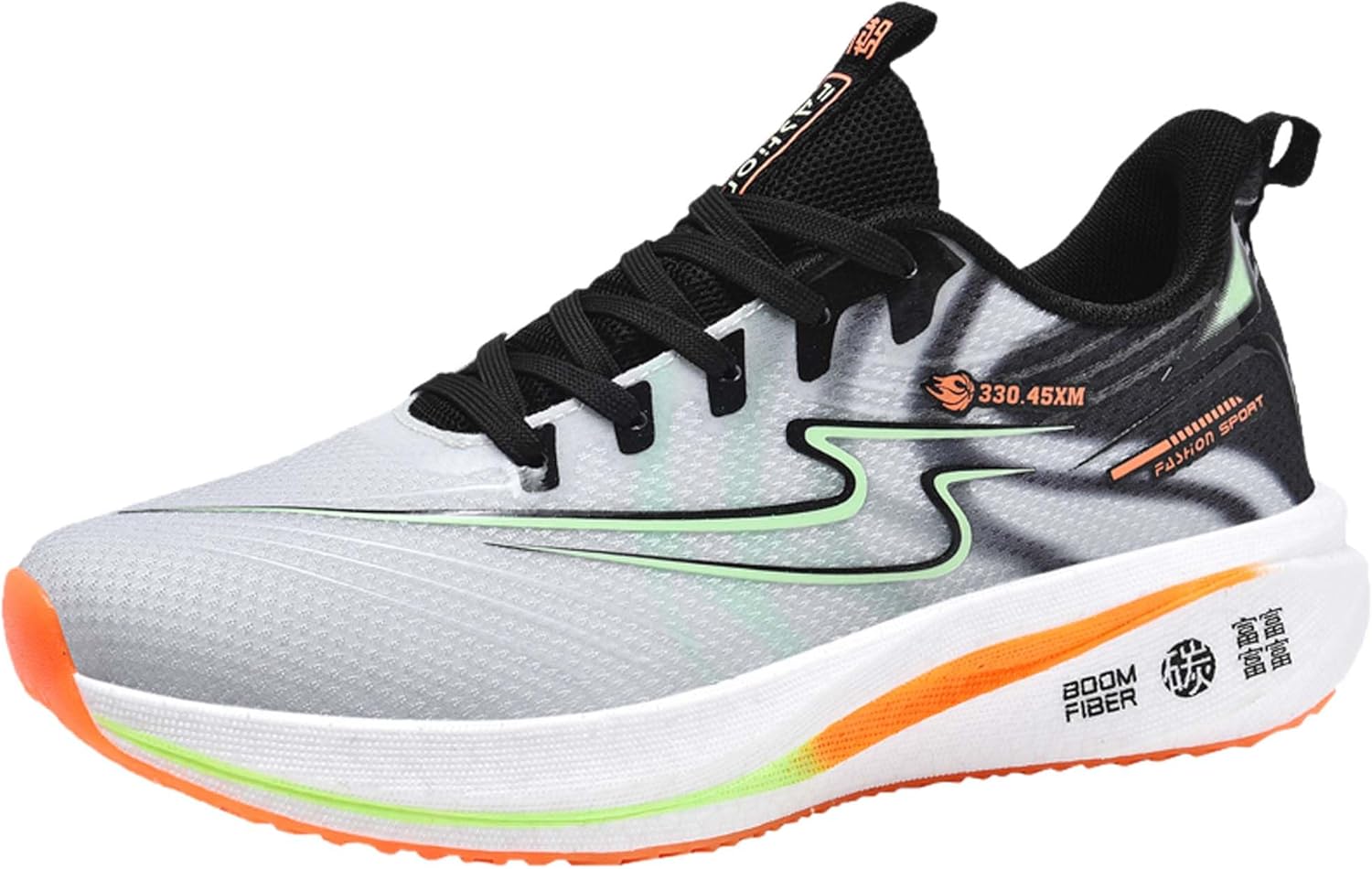 Fluorescent Neutral Basketball Shoes, Non Slip and Breathable Outdoor Shoes, Men's Fashionable Sports Training Shoes, Indoor or Outdoor Men's Basketball Shoes