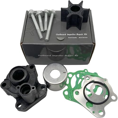 Miniatura 2 de 67FW0078 Kit de impulsor de bomba de agua para Yamaha Fueraborda Marine 4 tiempos F75 F80 F90 F100 Motores Reemplazar 67F-W0078-00-00