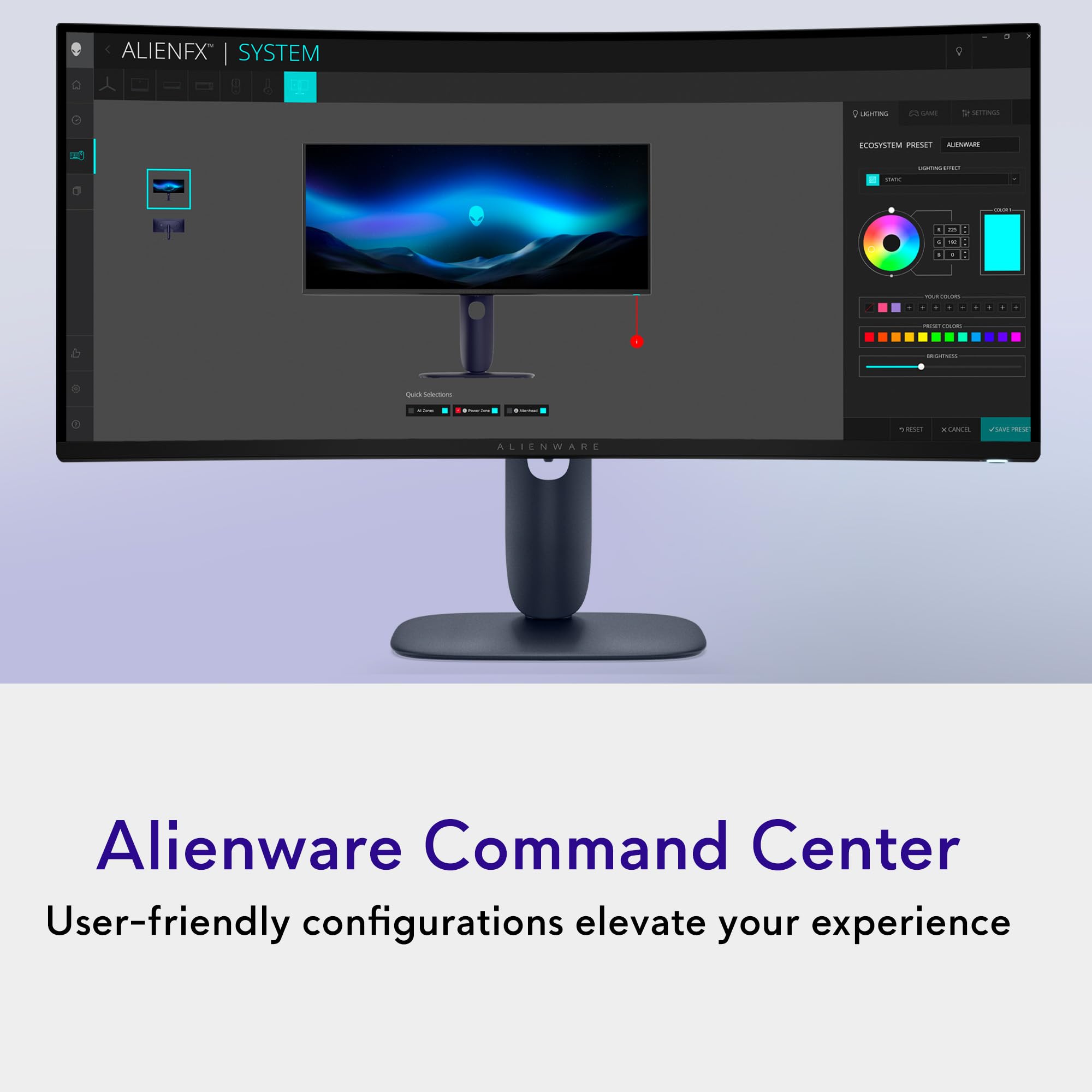 Alienware 34 240Hz QD-OLED Gaming Monitor AW3425DW - 34.2" QD-OLED 240Hz 0.03ms 1800R Curved Display, AMD FreeSync Premium Pro, VESA DisplayHDR True Black 400, DisplayPort/HDMI/USB Connectivity- Black