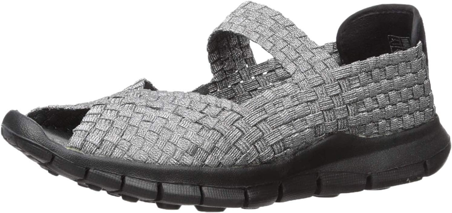 Bernie Mev womens Comfi Flat, Pewter, 6 US