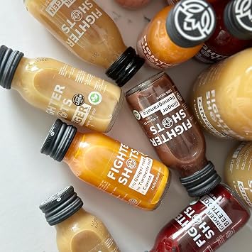 Fighter Shots Discovery Pack of 6 Flavors (12x60ml) | 100% Natural