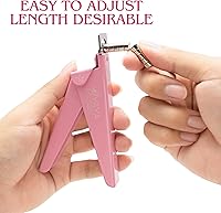 Vista 4 de Yaya Acrylic False Nail Clippers with Magnets,Nail Cutters for Nail Tips,Nail Tip Cutter with Length Measurement, Acrylic Nail Cutter with Sizer