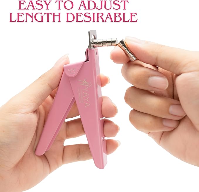 Cortaúñas Acrílicos con Imanes Yaya, para Uñas Postizas, con Medidor, Herramienta de Manicura miniatura 4