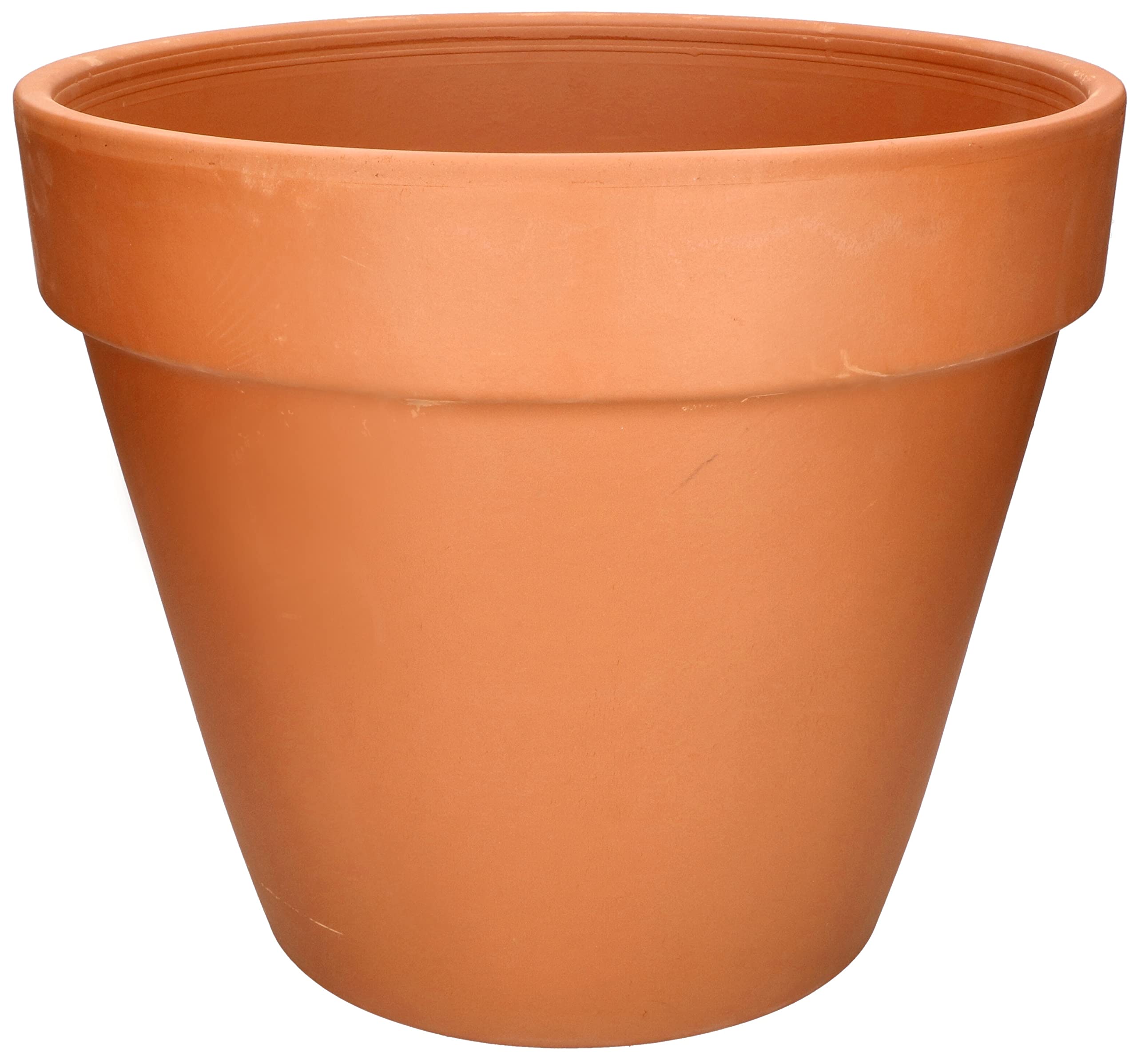 KOTARBAU® Terracotta Flower Pot with Rim for Indoor and Gardens (Terracotta Diameter 43 cm)