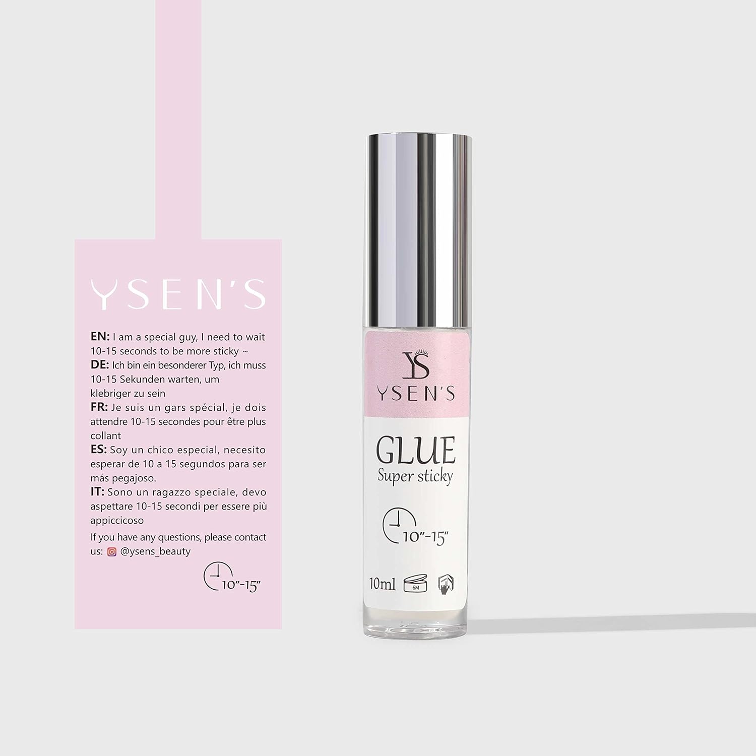 Ysen’s Lash Lift Glue, Eyelash Perming Lifting Adhesive Milky Glue