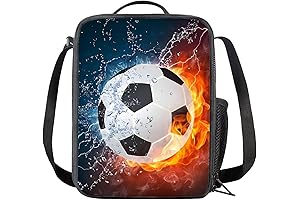Football Lunch Box for Boys Kids Lunchbox Soccer Lunch Box for Boys...