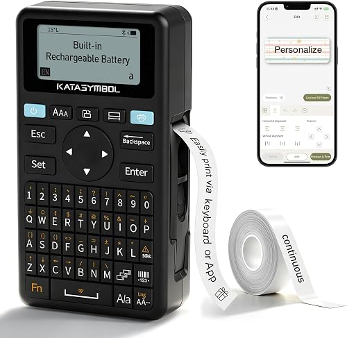 SUPVAN E11 Keyboard & Bluetooth Label Maker Machine