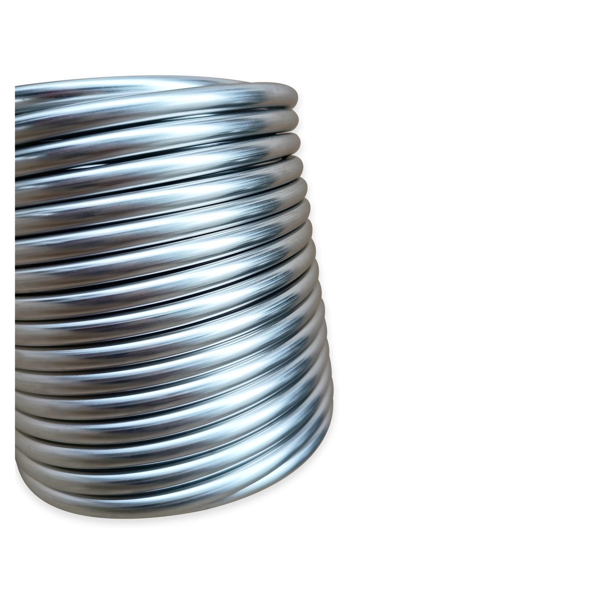 Enfriador de Mosto y Agua for Cerveza de Doble Capa, serpentín de enfriamiento de 14 m de Longitud, Acero Inoxidable 304 de Grado alimenticio, Conector de 3/8" y 1/2" Uso Multifuncional