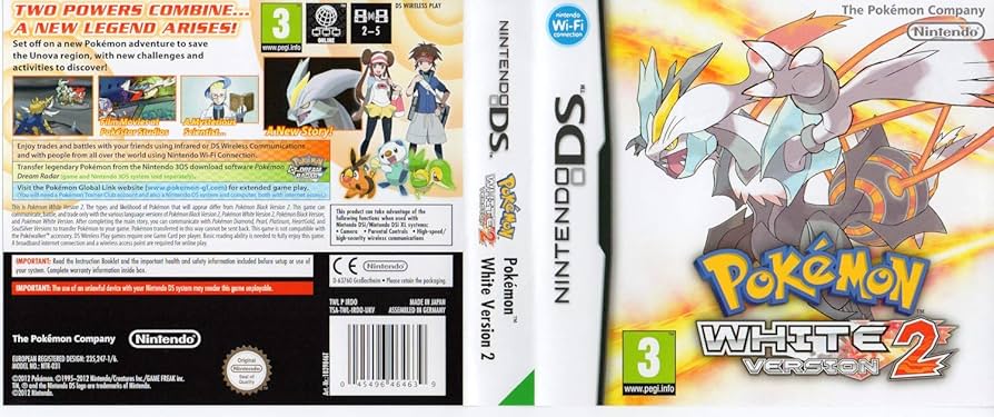 ポケモンのカセット ポケットモンスター ポケモン ホワイト2 bw レシラム ゼクロム