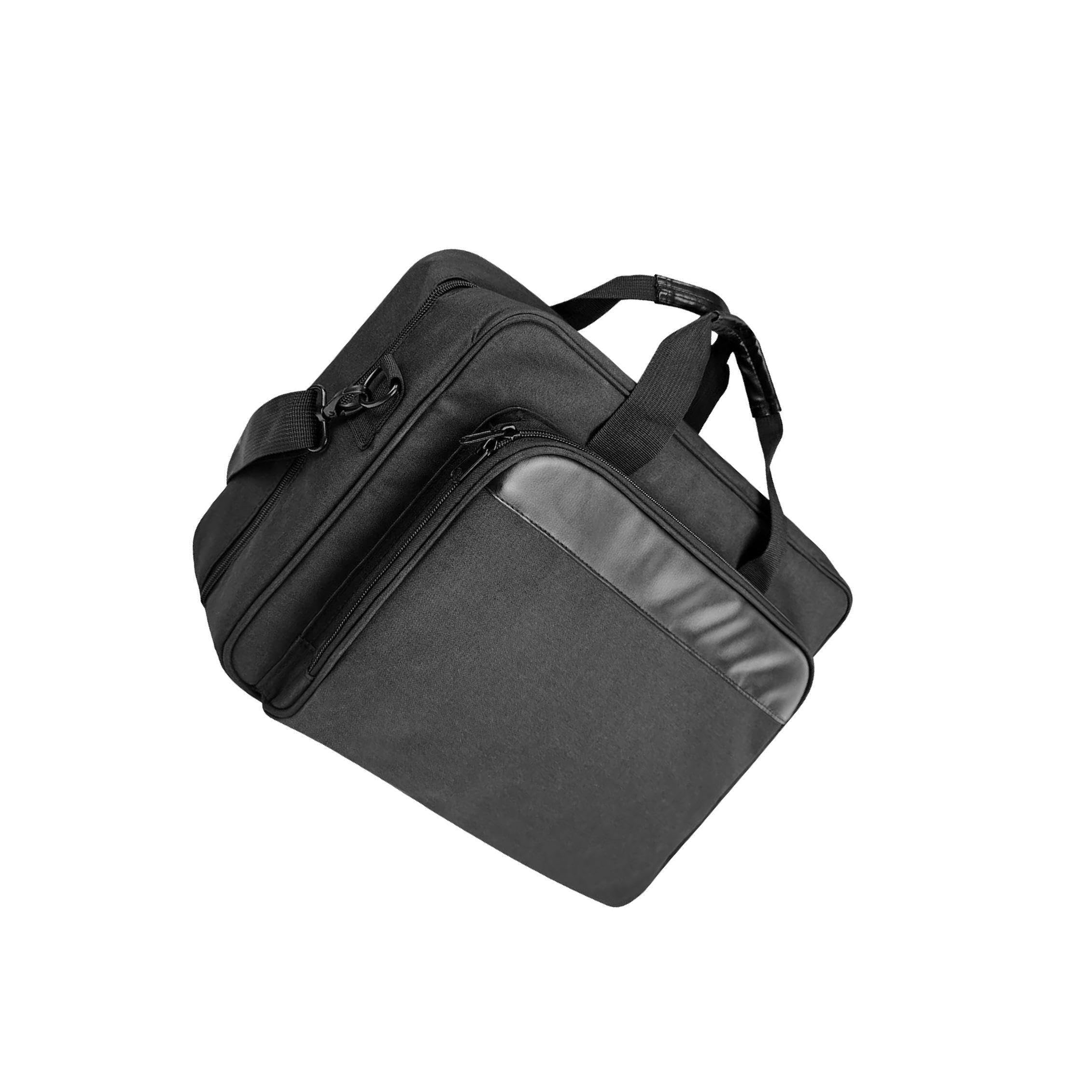 Custodia per stampante portatile con tracolla regolabile per scrittori e viaggiatori, impiegati e viaggiatori d'affari. Borsa porta stampante portatile con manici.