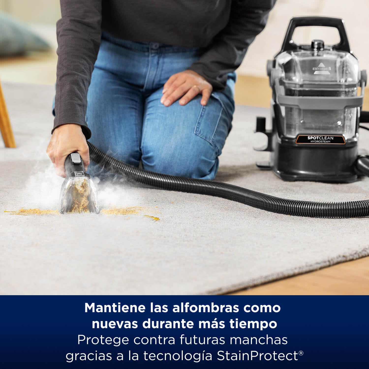 BISSELL® Spot & Stain Pet Pro Oxy | Soluzione per la pulizia per lava-moquette portatili BISSELL® SpotClean | Per l'utilizzo su moquette, tappezzeria, tappetini e interni auto | 20343