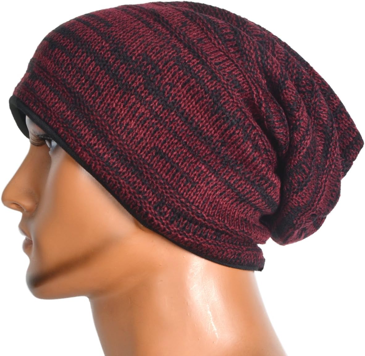 VECRY Mens Slouchy Beanie Knit Oversized Skull Cap Winter Hats image 3