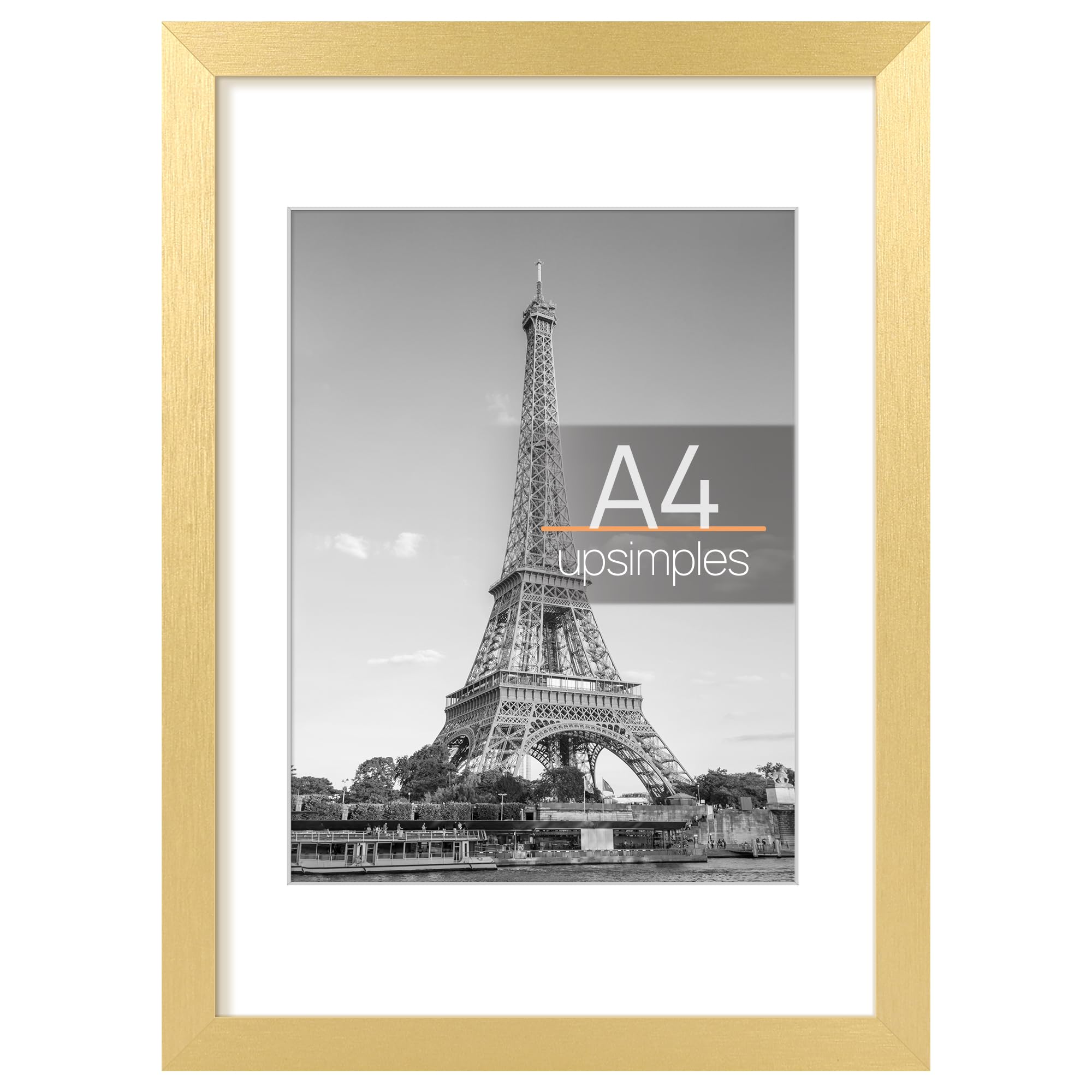 upsimples 額縁 軽量 A4 壁掛け フレーム29.7x21cm