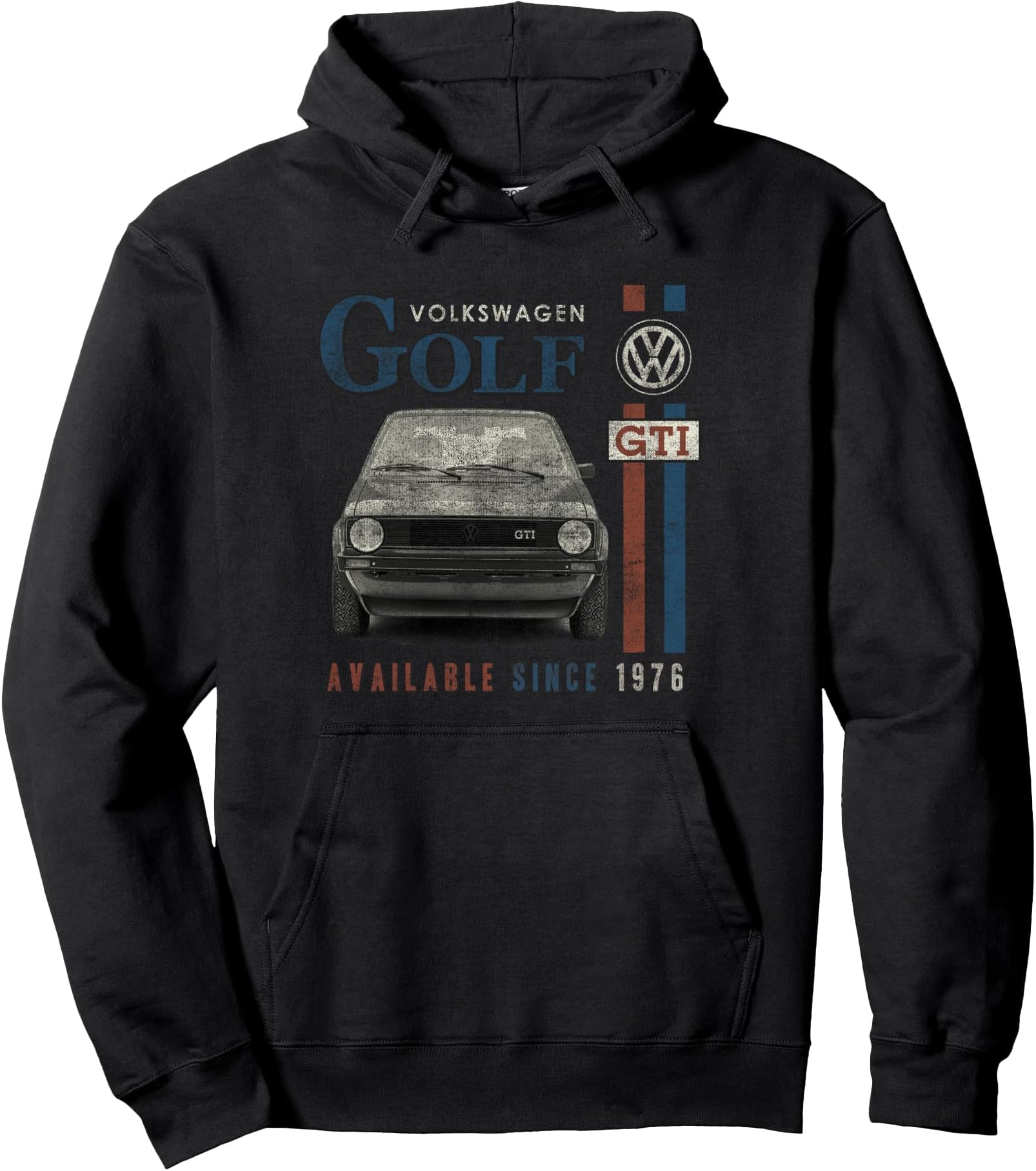 Volkswagen Golf GTI Racing Distressed Pullover Hoodie