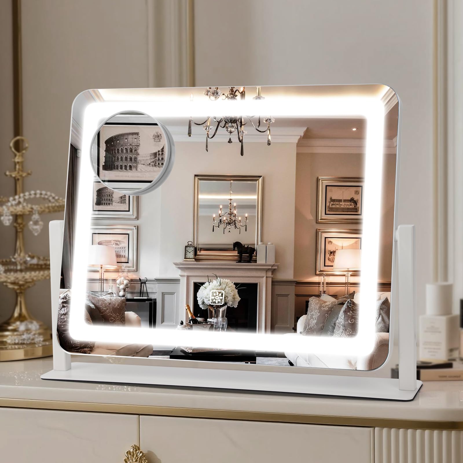 Miroir de maquillage à DEL pour illuminer votre routine beauté matinale