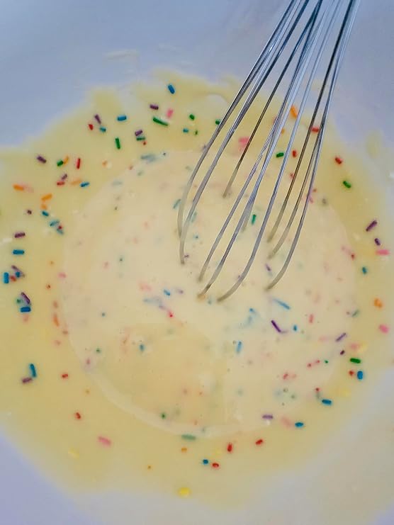 RAINBOW SPRINKLES 6lbs; Dairy Free, Gluten-free, Egg Free, Vegan, Nuts Free, Kosher, Sprinkle Medley Mix, For Baking, Decorating, Cookies, Cupcakes, Cakes, Topping, Jimmies, Sugar Shapes, Large Pouch, 6 LBS, CRUNCHY!