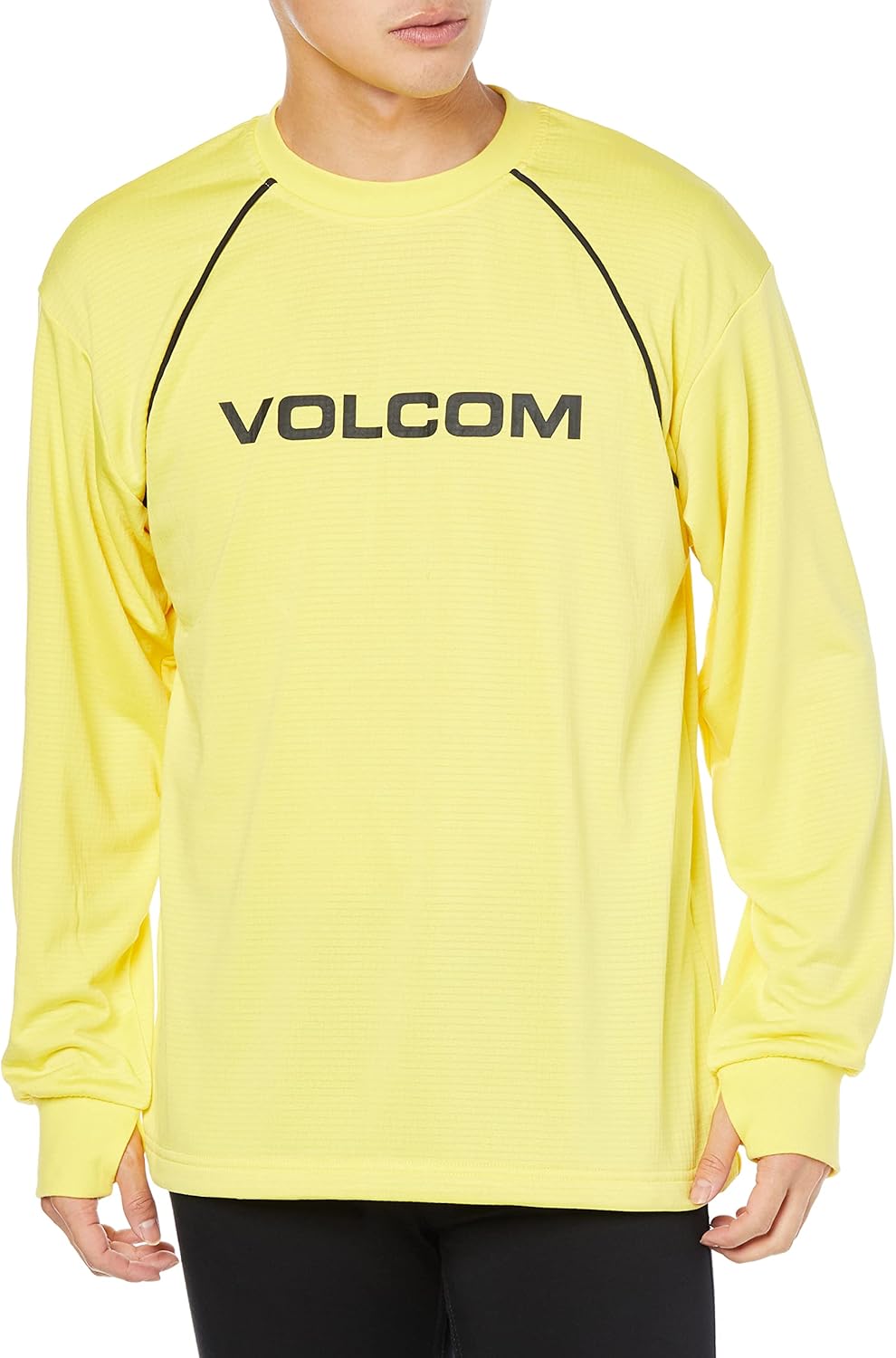 Volcom Men's Waffle Backed Crew Snowboard Fleece Sweatshirt