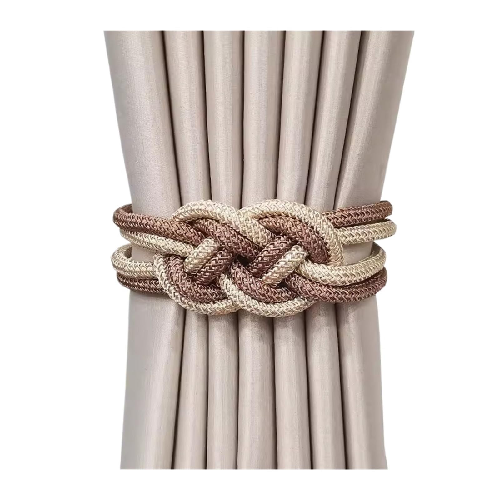 Embrasse pour Rideaux Embrasses de Rideaux légers avec Clip magnétique, adaptées à la décoration Maison du Salon et Chambre(Color 08)