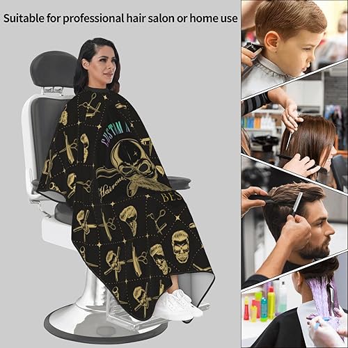 Miniatura 5 de Capa de corte de pelo personalizada para hombres, capa de peluquería personalizada para peluquería, capas de peluquería impermeables, capa de corte