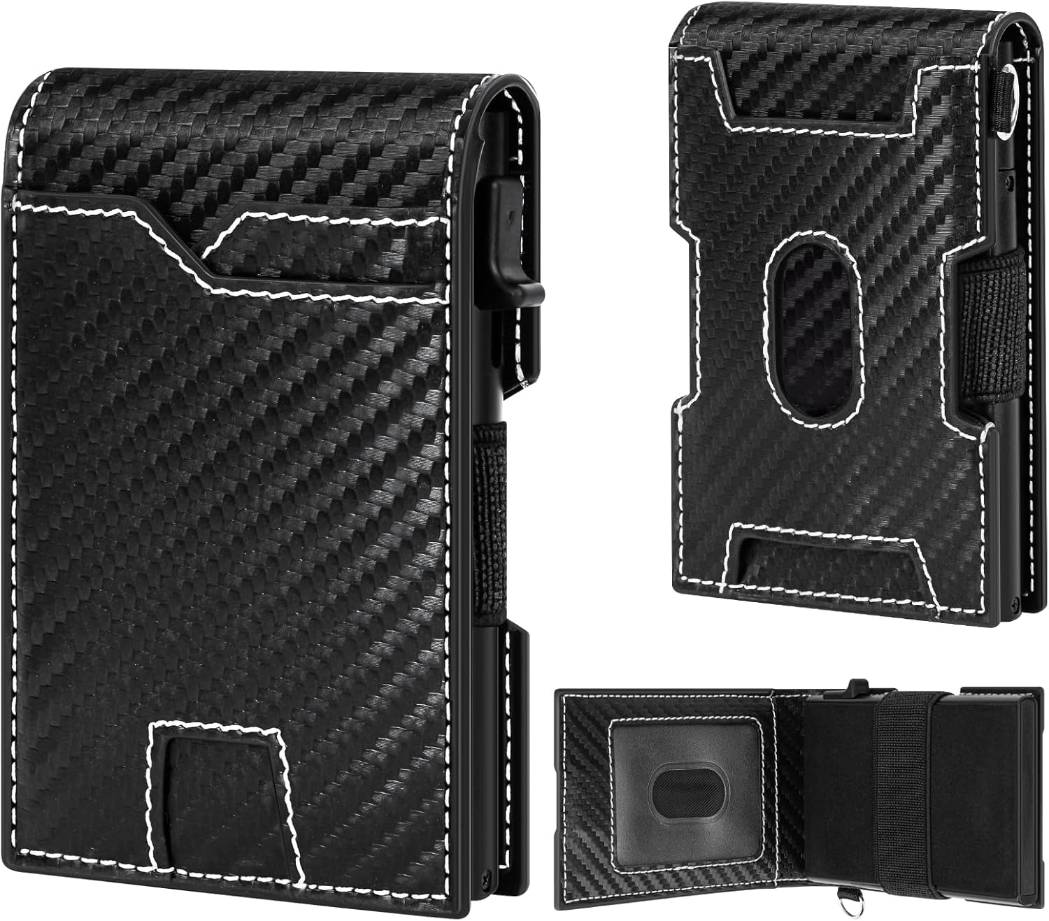 Slim Wallet for Men, Smart Wallet with RFID