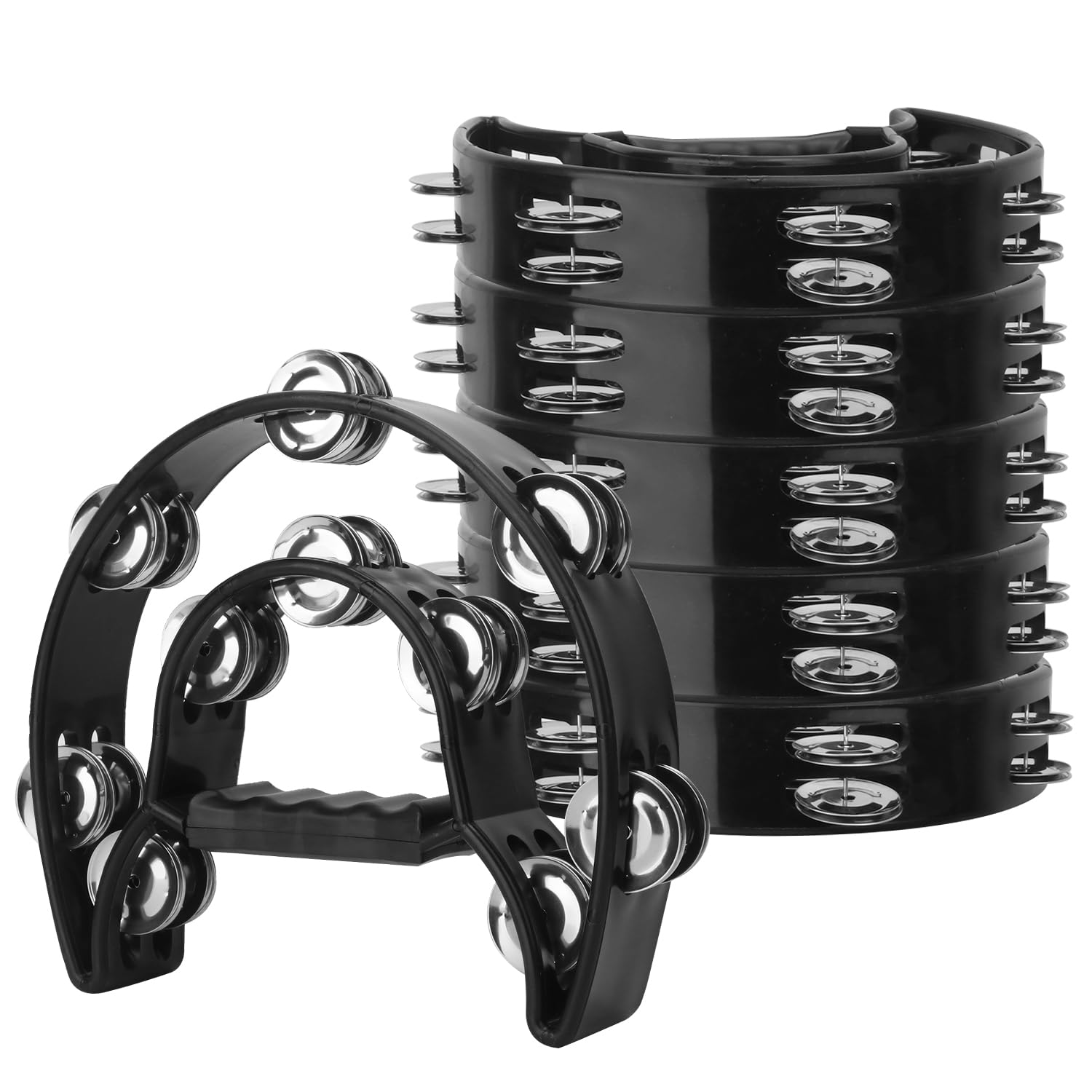Meinl Cymbals 2Pack 10 Inch Double Row Tambourine For ,Half