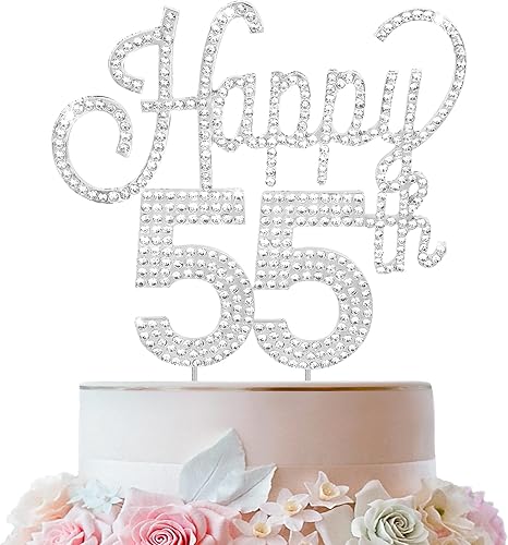 Miniatura 169 de LINGTEER Decoración de pastel de diamantes de imitación dorados para cumpleaños número 15 – Cheers to 15th Birthday Quince años de edad, decoración