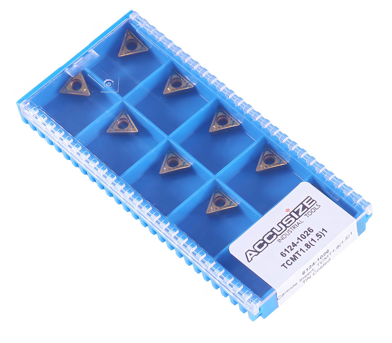Tcmt1.81 carbure inserts revêtement TiN Accusize Tools 2124-1026 outil tournage boite