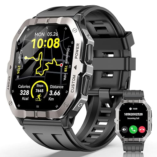 Smart Watches Men 2.02 Military Smartwatch product photo (GPS Watches) — ScooterReviewPro review