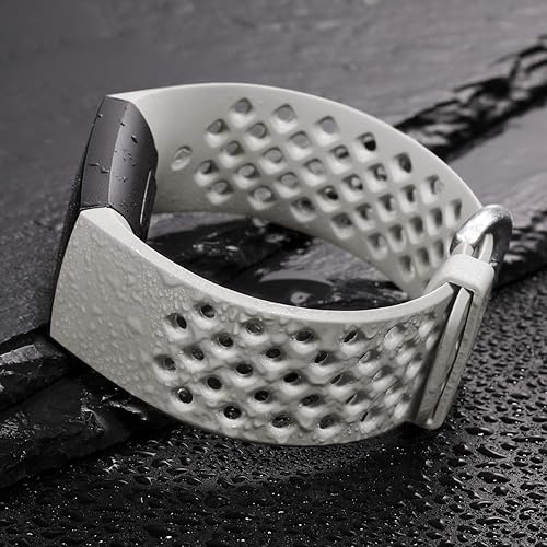 Vista 69 de Wepro - Correas de repuesto para bandas, impermeable, con orificios, transpirable, pequeña y grande, para mujeres y hombres, Negro