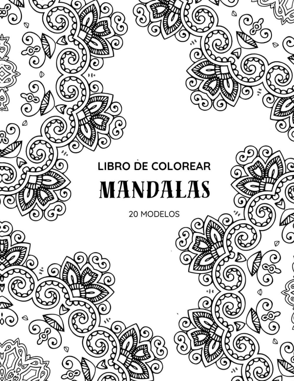 Libro Para Colorear Mandalas Floral