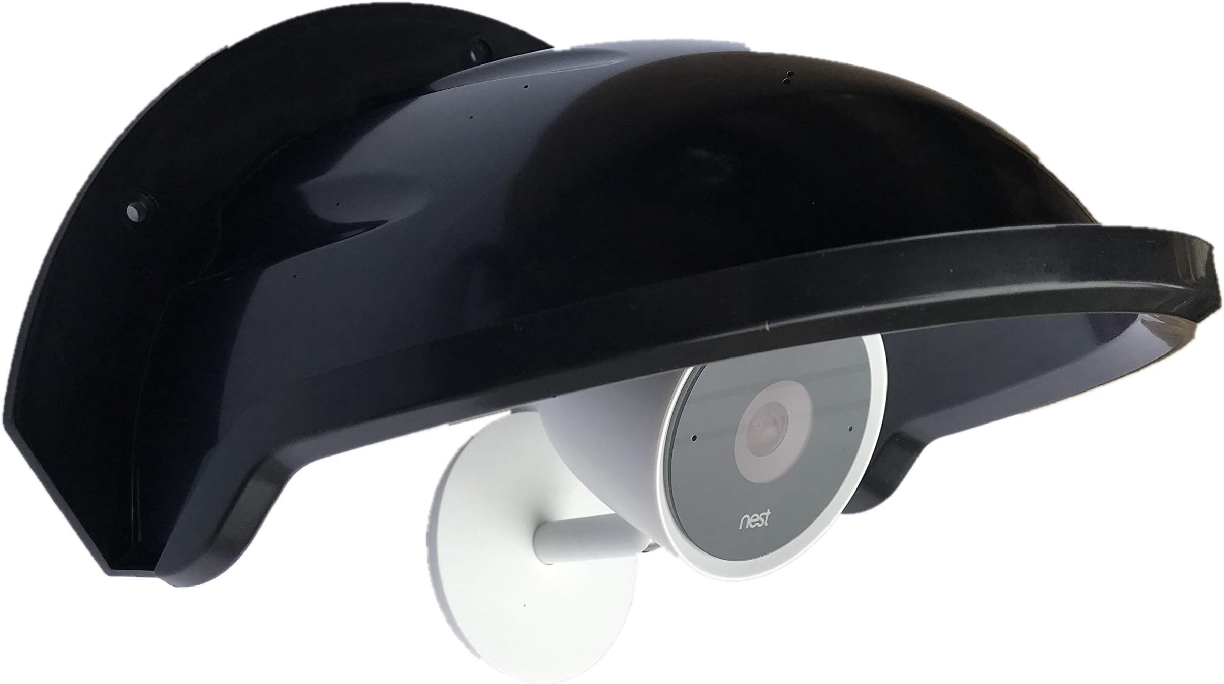 Universal Sun Rain Shade Camera Cover Shield for Nest/Ring/Arlo/Dome/Bullet Outdoor Camera - Black