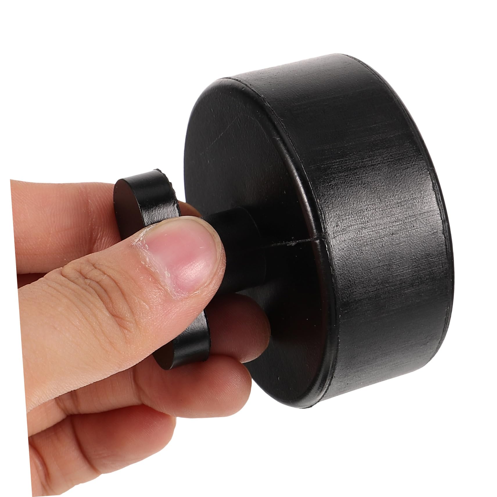 HOMSFOU 4 Set Blocco Di Gomma Supporto Per Jack Da Pavimento Martinetto Da Pavimento Cavalletti Per Cric Per Auto Tampone Black Gomma Da Cancellare 4 Pezzi*4