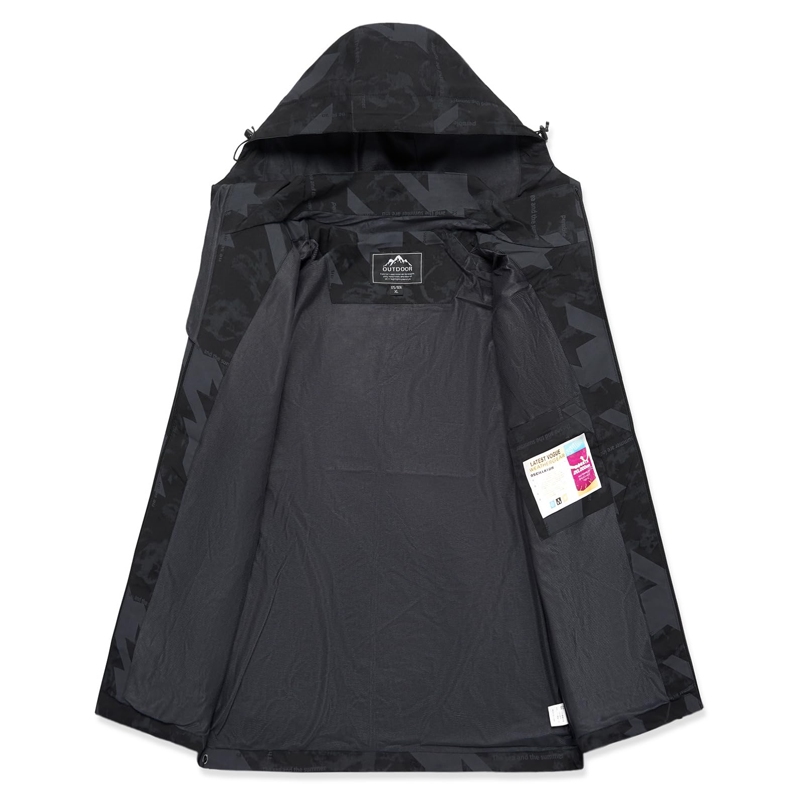 LBL Softshelljacke für Herren Wasserdicht Outdoor Jacken Warme Gefütterte mit Abnehmbarer Kapuze Atmungsaktive Wanderjacke übergangsjacke