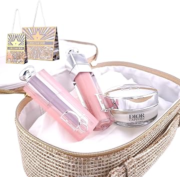 Includes Shop BagDior Dior Lip Set Holiday Offer 2025 Holiday Collection Christmas Gift Set Skincare Moisturizing Gift Present