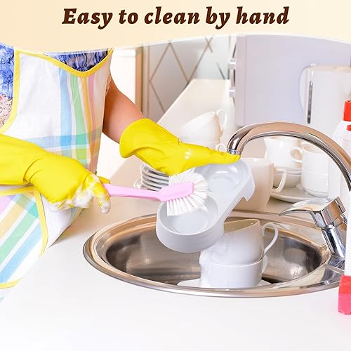 Miniatura 7 de El kit de 7 piezas de caja de arena para gatitos incluye 2 cajas de arena para gatitos, 2 cuencos dobles para gatos, 1 tapete de arena grande