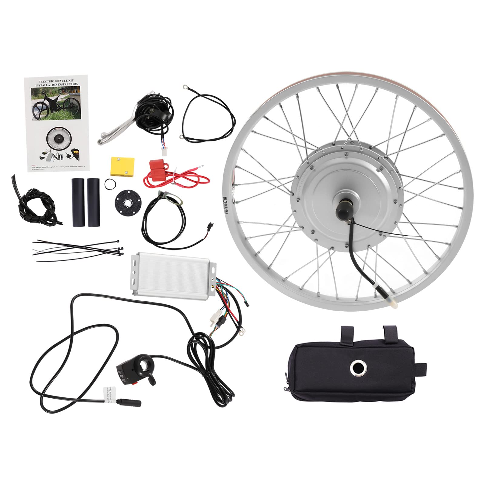 36V 750W 20 Zoll E-Bike Vorderrad Umbausatz Conversion Motor Kit(außer Batterie)