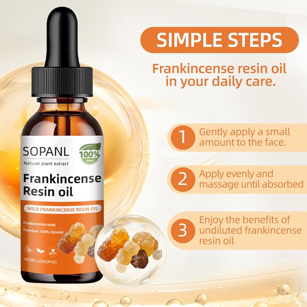 Amazon.com: Organic Frankincense Resin Oil for Face - Reduces Fine