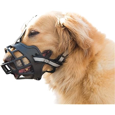 Amazon 犬用マスク 犬のマズル 口輪 犬用マズル口輪 セーフティマスク 無駄吠え 吠えを防ぐ ズ舐め防止 拾い食い防止 かみ傷防止 噛みぐせ防止 調節可能 通気性メッシュ 大中小型犬用 外出便利グッズ L Tongxing マズル 口輪 通販