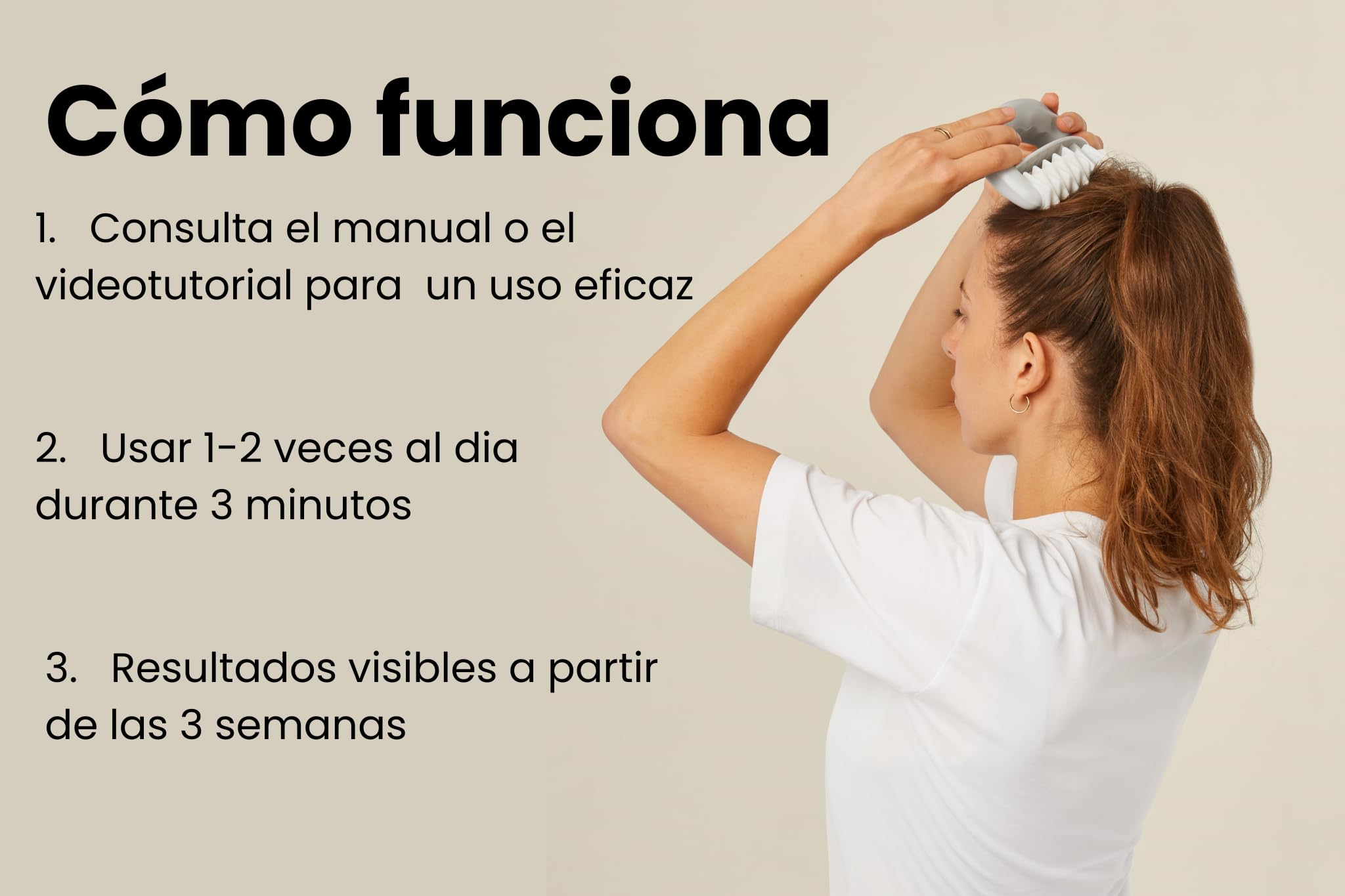 Tratamiento de Regeneración Capilar - Previene la Caída del Cabello y Fortalece los Folículos para el Crecimiento del Pelo - Científicamente Probado, Sin Químicos - Incluye Libro Explicativo