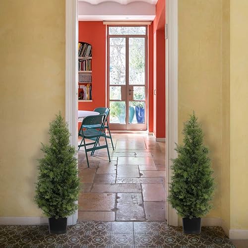 Miniatura 44 de Aveyas Árbol artificial de pájaro del paraíso de 6 pies para decoración del hogar, planta sintética de 6 pies, hoja de plátano de seda falsa, Árbol