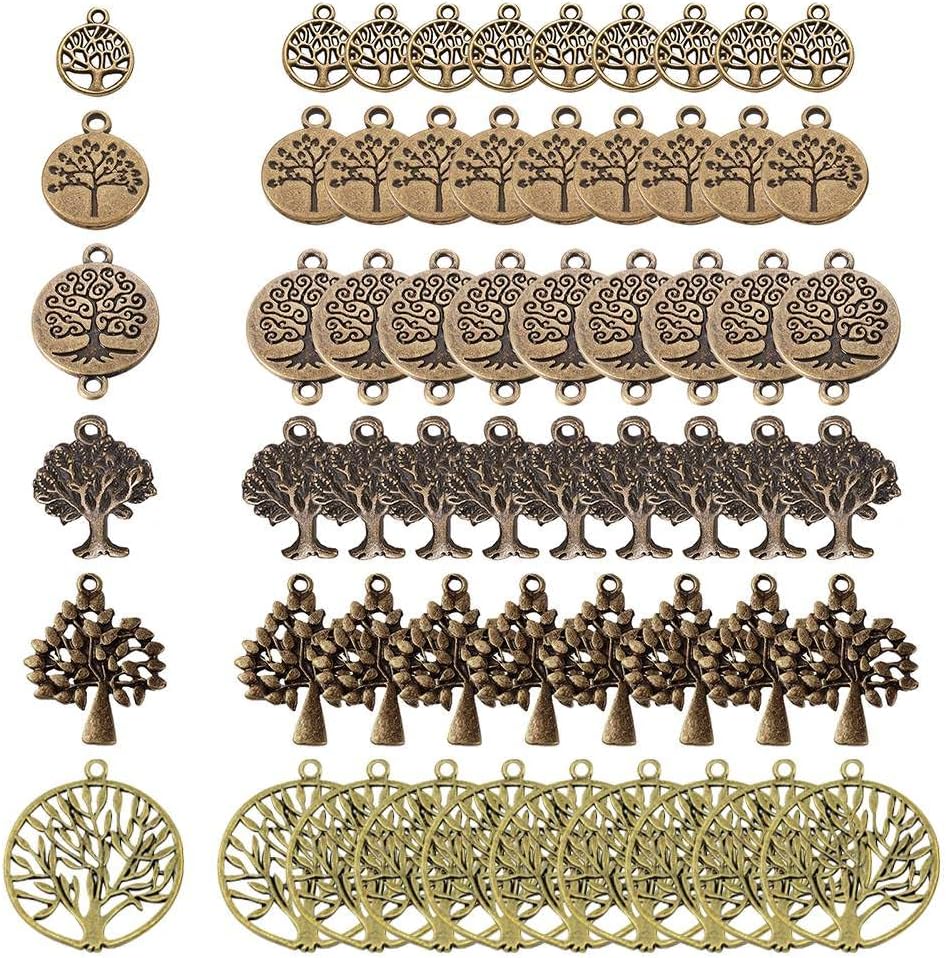 SUNNYCLUE BOX 60Pcs Styles Tree of Life Charms Jamaica Ubuy