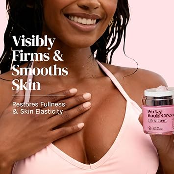 Divine Derriere Perky Body Cream - Lift & Firm Skin Tightening Cream for Body - Moisturizing Chest Firming Cream with Volufiline Helps Tighten Saggy Crepey Skin for a Perkier Look & Toned Decollete