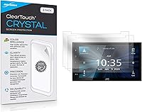 Vista 9 de BoxWave Protector de pantalla compatible con JVC KW-V66BT (protector de pantalla ClearTouch antirreflejo, 2 unidades), antihuellas mate para JVC