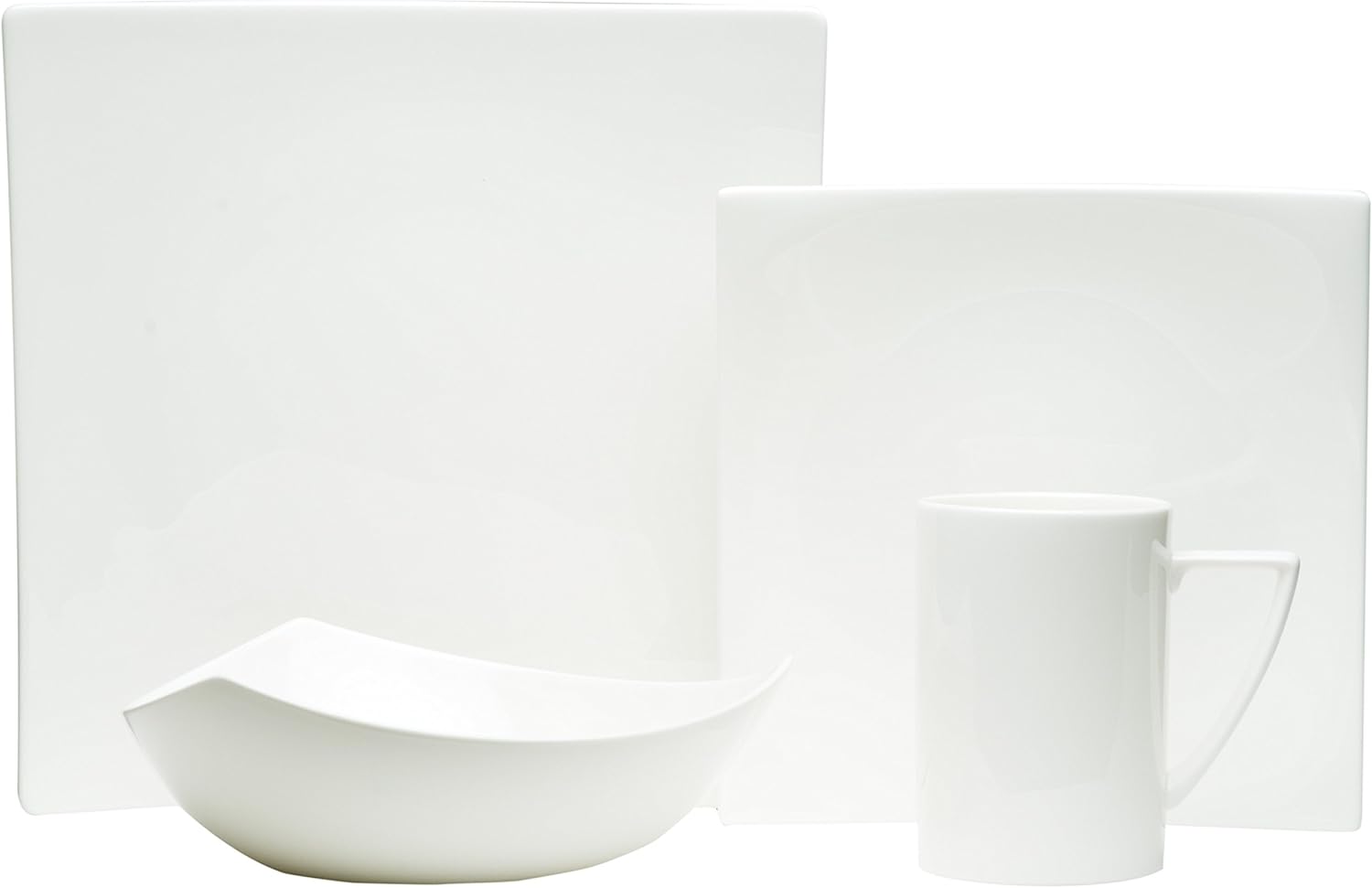 Red Vanilla EW3400-904 4 Piece Extreme Place Setting, White