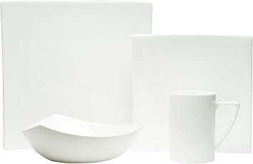 Red Vanilla EW3400-904 4 Piece Extreme Place Setting, White