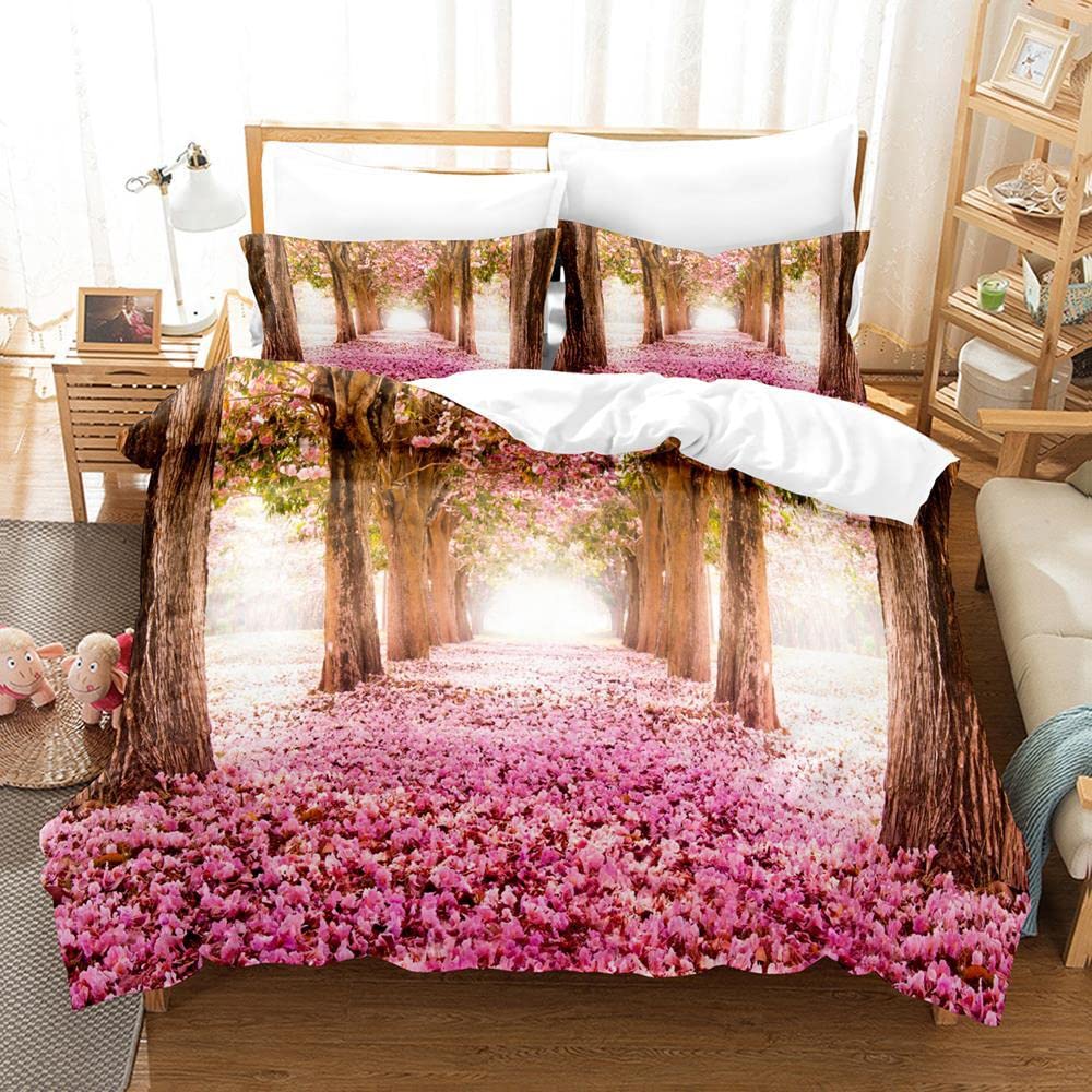 Kleurrijke ballon verjaardag eenpersoons dekbedovertrek set kinderen, luxe zachte microvezel beddengoed set, 1 dekbedovertrek 135x200 cm met rits en 1 kussensloop 50x75 cm